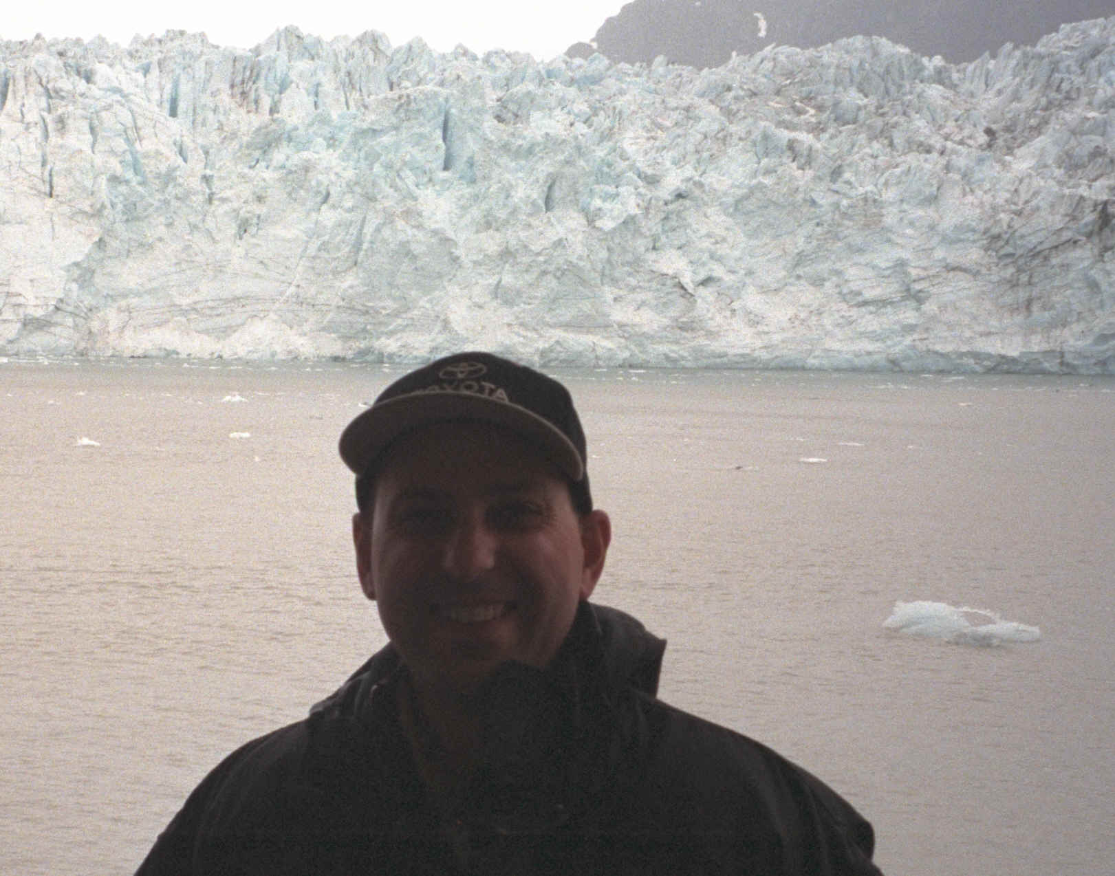 Me, on the Promenade Deck of the Norwegian Wind, at Glacier Bay