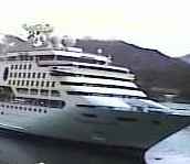 Norwegian Wind: Note all the viewing decks in the front of the ship.