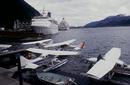 Float Planes in Juneau Harbor waiting to give excursions.