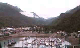 Skagway as seen from the cruise ships