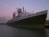 The SS United States mothballed in Philadelphia